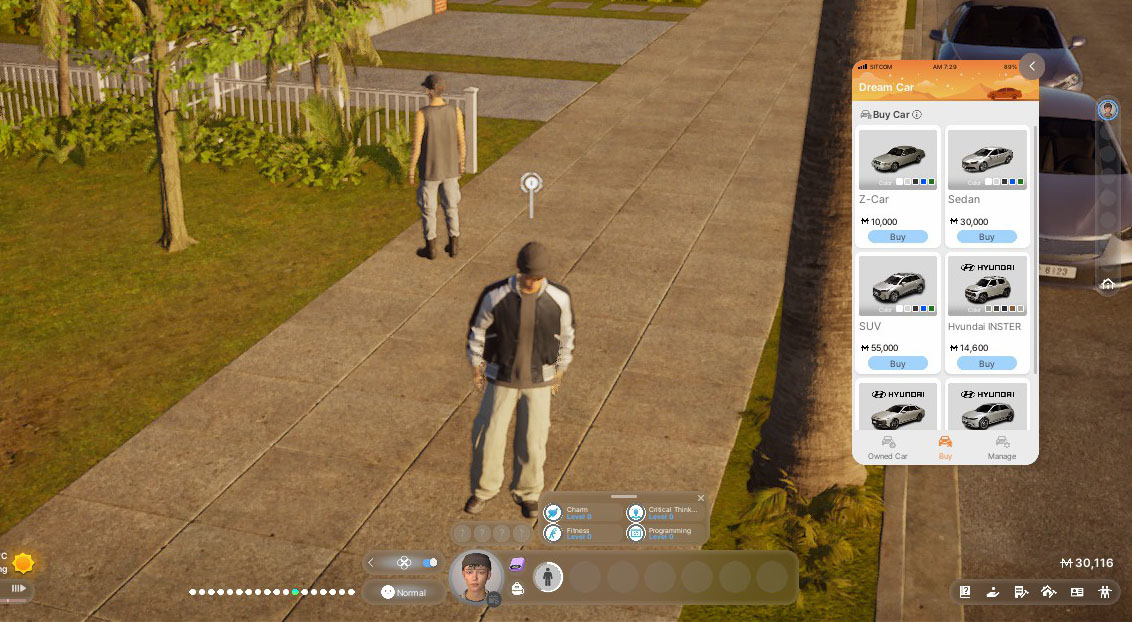 Buying a car via the Dream Car app