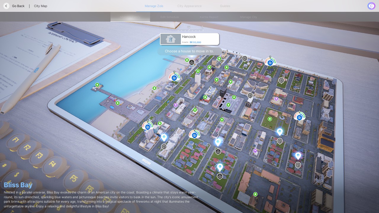 Bliss Bay City Overview